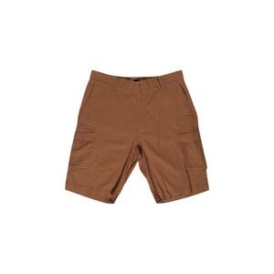 Hamaki-Ho Brown Linen Bermuda Men's Shorts